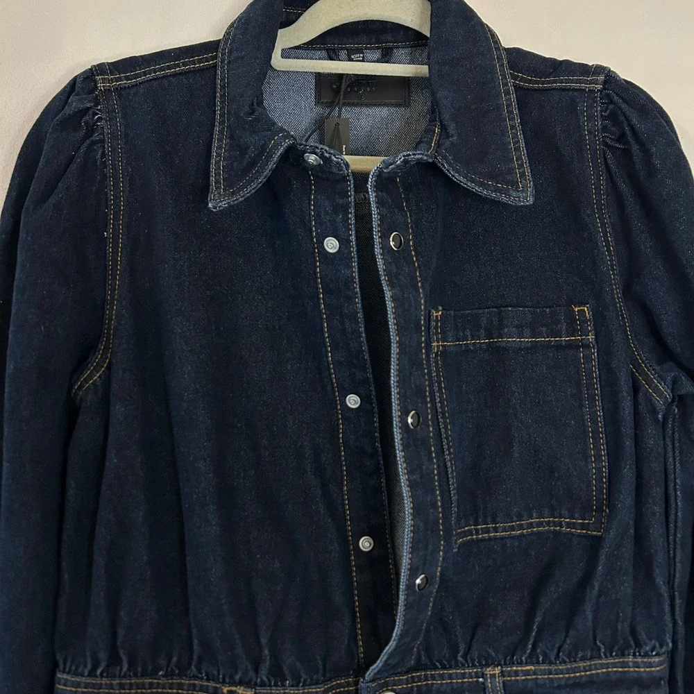 Blank‎ NYC Dark wash Indigo Denim Mini Dress Large